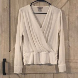 New w/o tags H&M off-white blouse